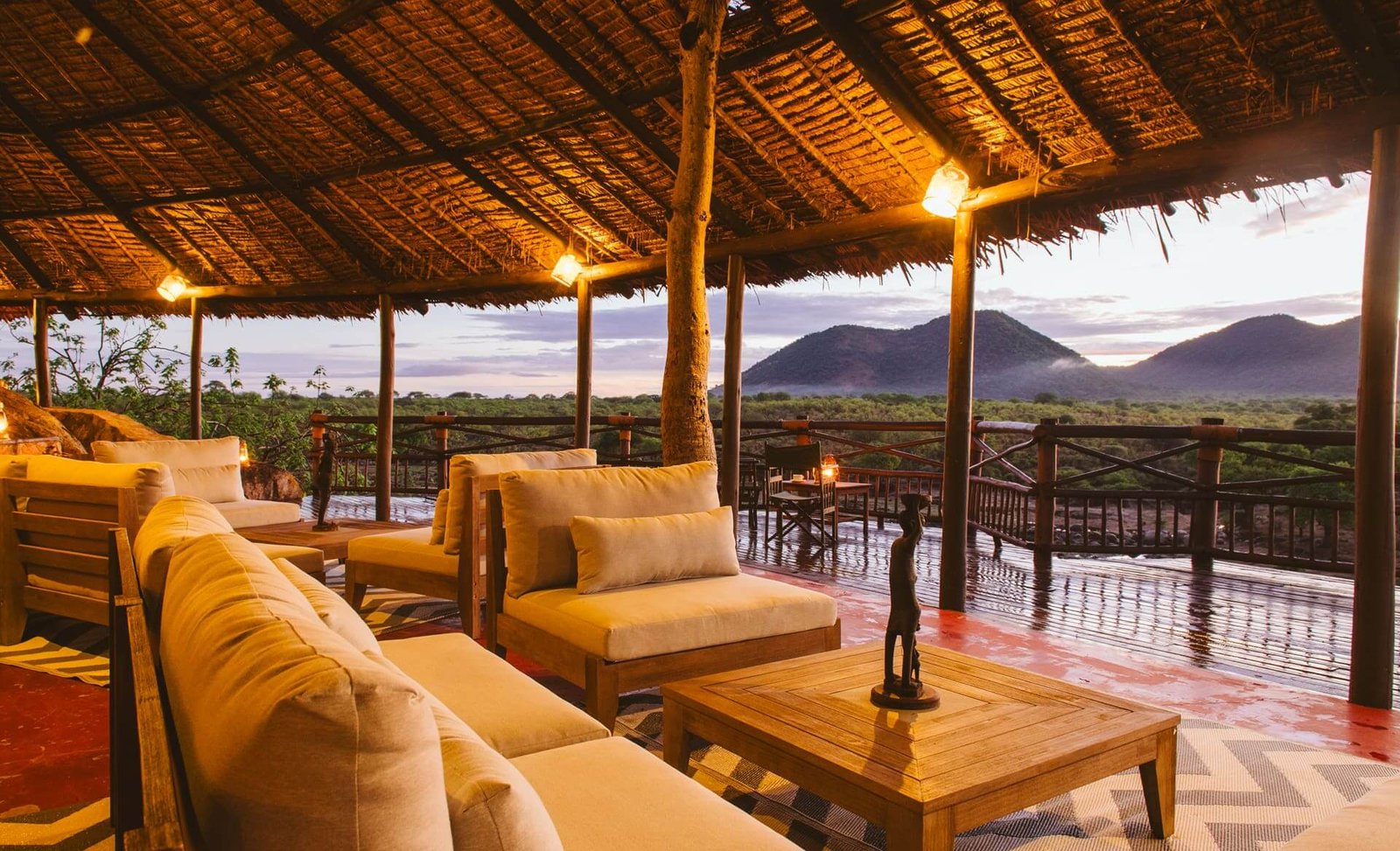 Wilderness lodge accommodation in Ruaha