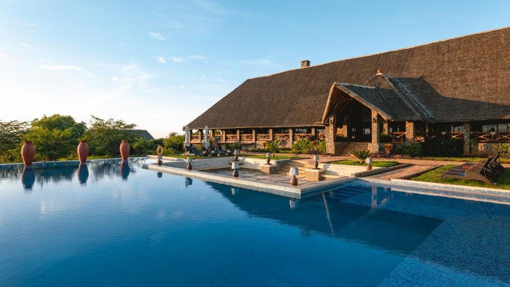 Lodge accommodation near Lake Manyara