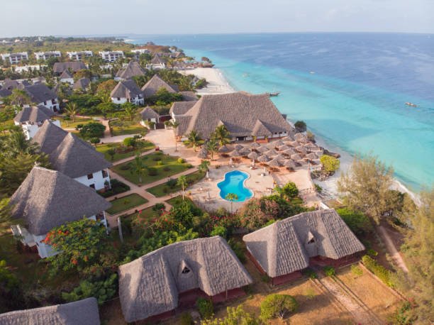 Beachfront resort accommodation in Zanzibar